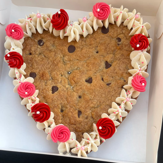 Heart Cookie Cake